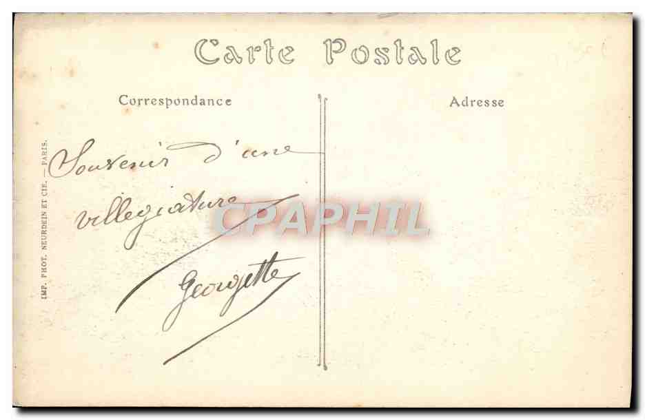 CPA Houlgate Vue Generale prise de la Route de Villers  — Back