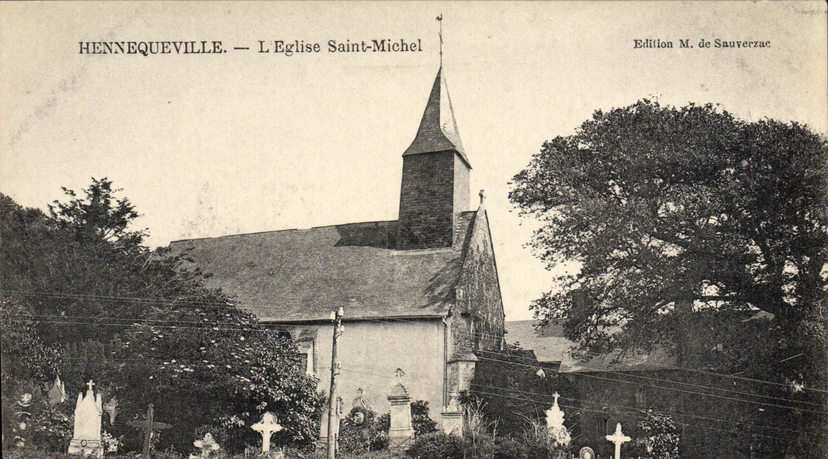 CPA Hennequeville L'Eglise Saint Michel - Recto