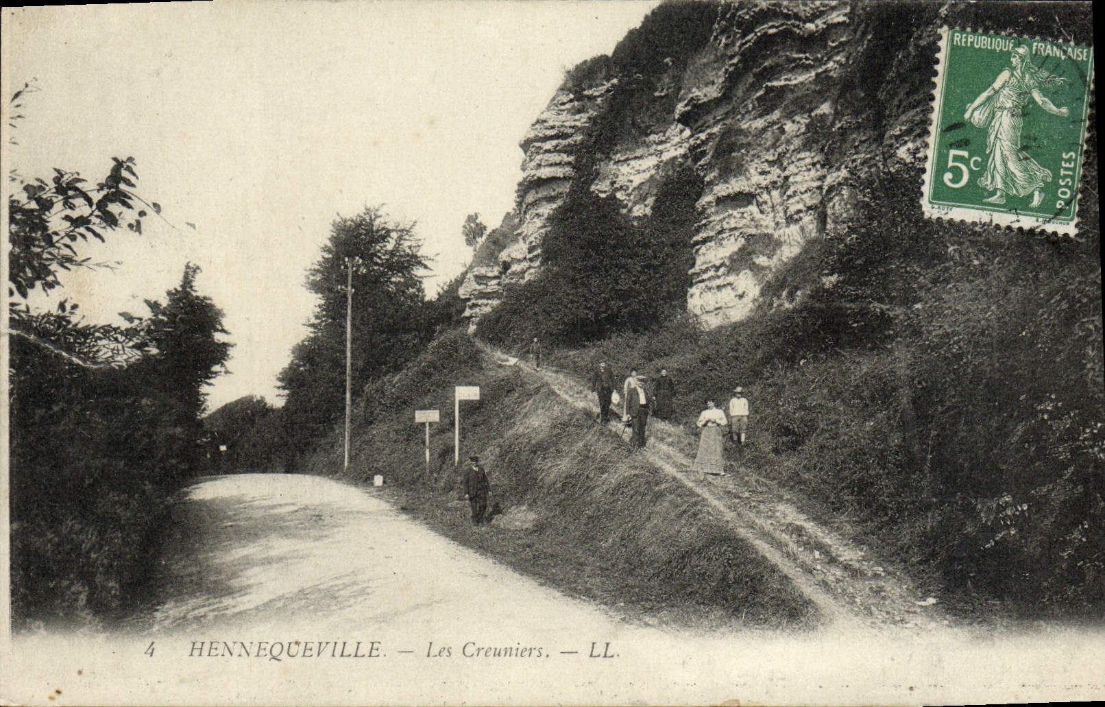 CPA Hennequeville Les Creuniers