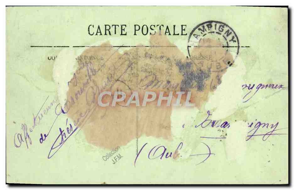 CPA Hennequeville Les Creuniers — Rückseite