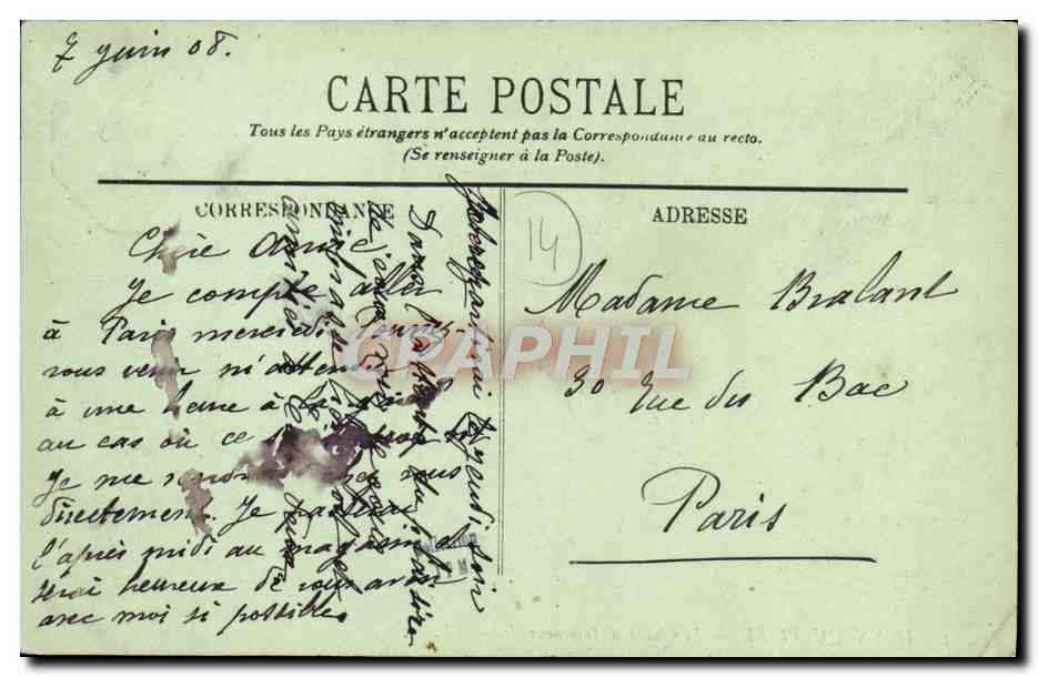 Hennequeville — Le Chalet d'Armenonville — LL. — Verso