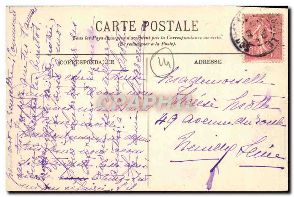Hennequeville — Les Pommiers — LL. — Verlag LL, n°24 — Rückseite