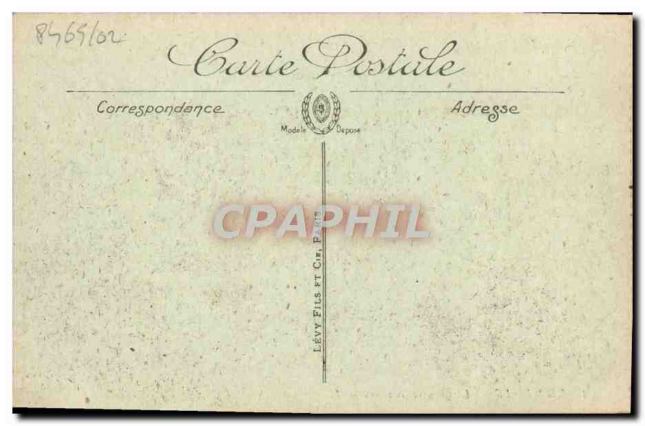 CPA Trouville La Plage et les Villas  — Verso