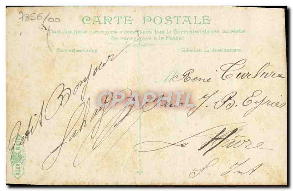 CPA Trouville Les Planches Pres de la rue de Paris  — Verso