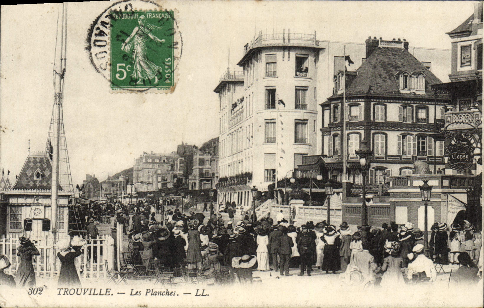 CPA Trouville Les Planches 