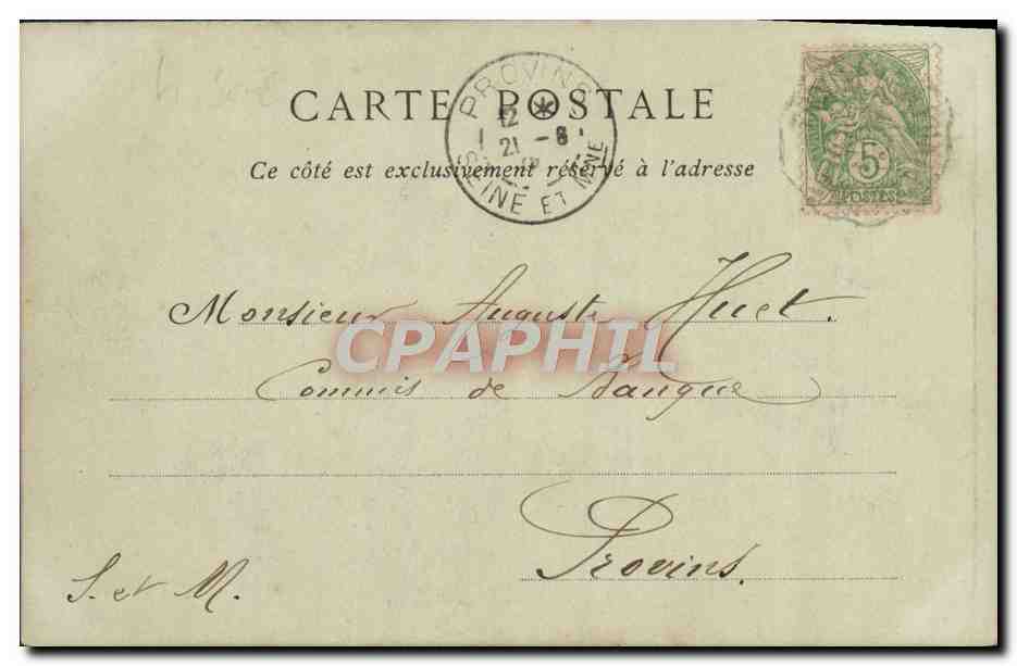 CPA Trouville sur Mer La Promenade des Planches  — Verso