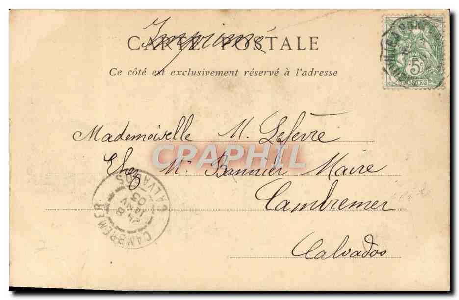 TROUVILLE-sur-MER — La Promenade de la Plage — Éditeur: E. de B. — N° 61 — Reverso