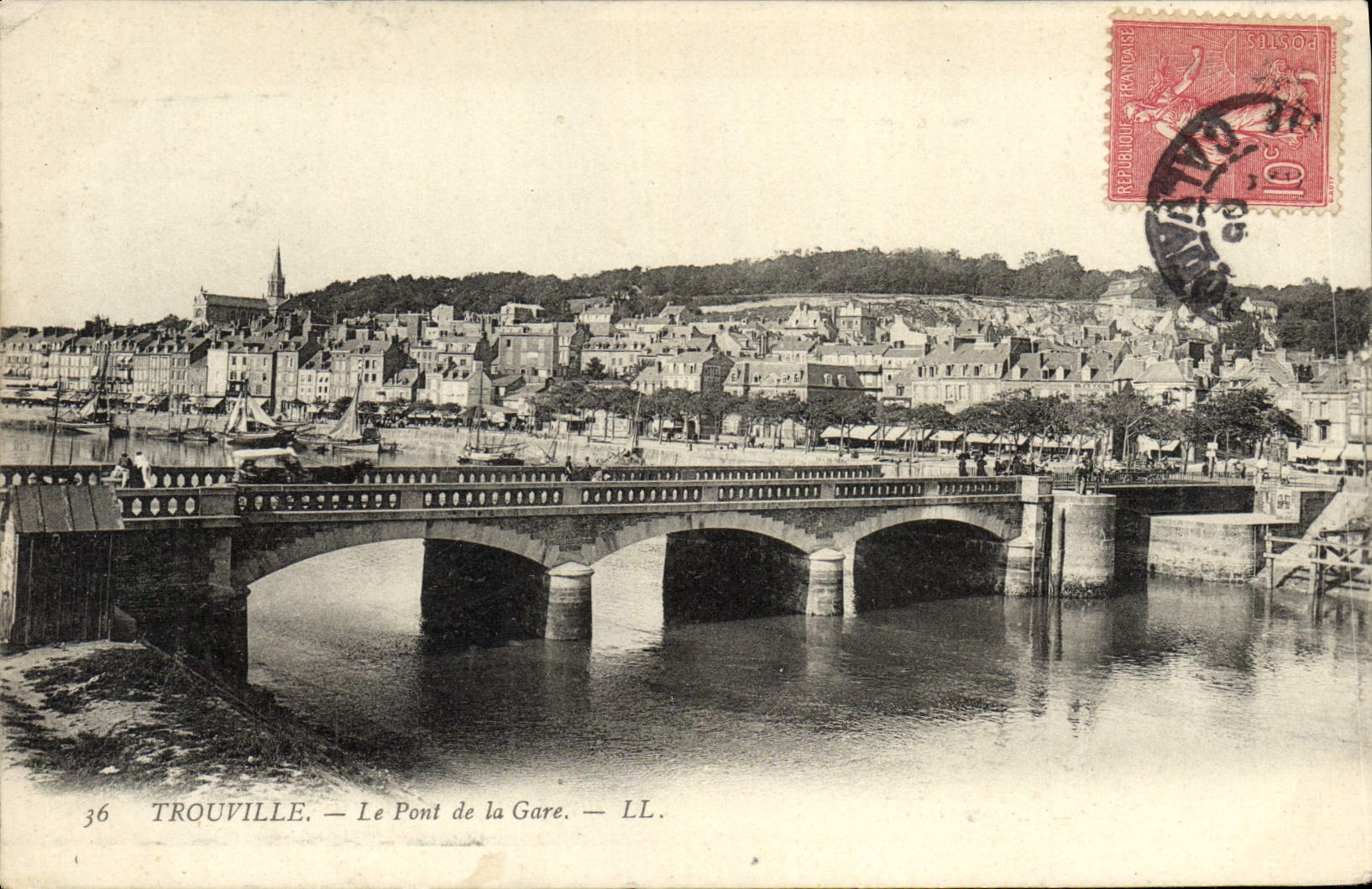 Trouville — Le Pont de la Gare — LL. n°36