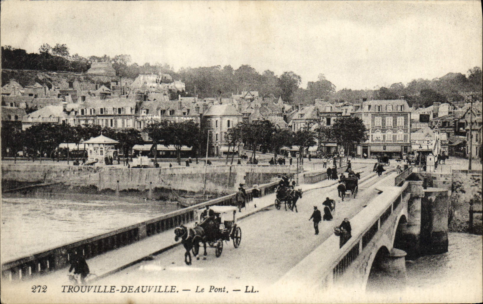CPA Trouville Deauville Le Pont