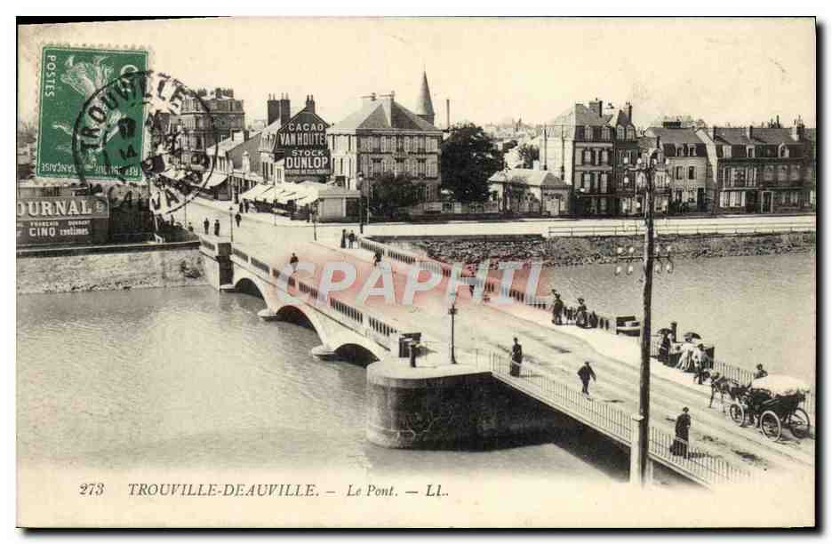 CPA Trouville Deauville Le Pont