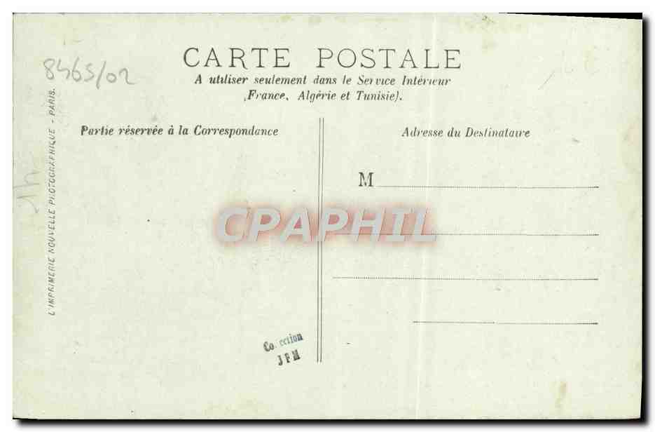 CPA Trouville Le Port a Maree Basse Bateaux — Verso