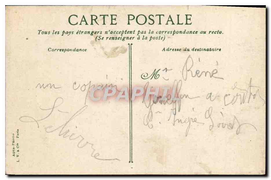 CPA Trouville La rue de Paris  — Rückseite
