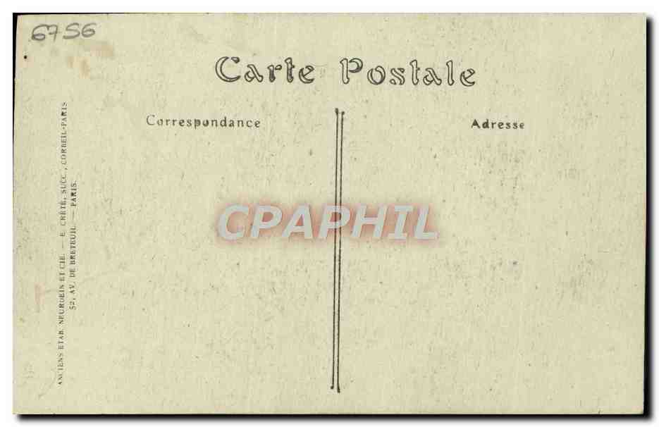 CPA Trouville sur Mer La Rue De Paris — Verso