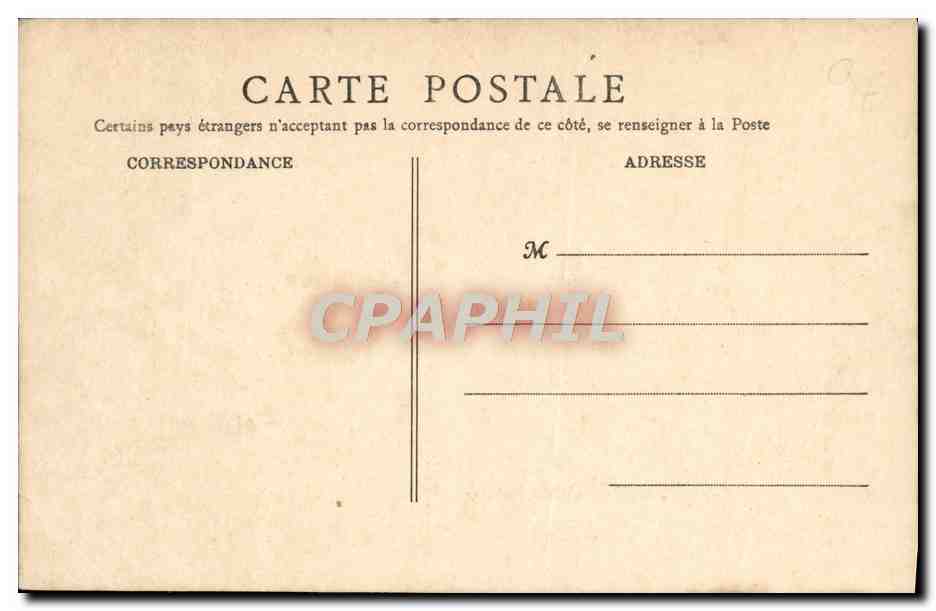 CPA Trouville Sur Mer La Touques a maree basse Bateau  — Verso