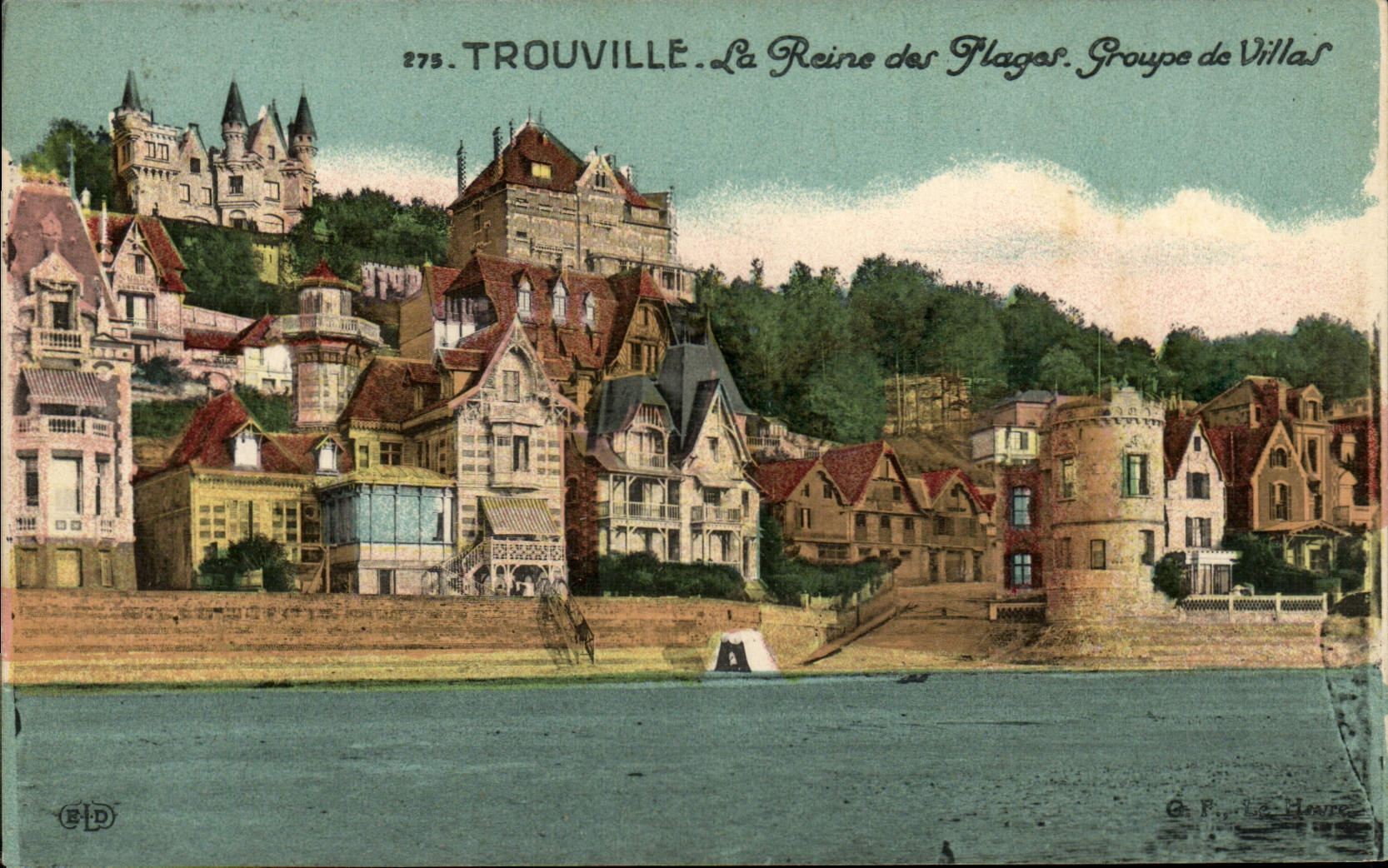 Trouville — La Reina de las Playas. Grupo de Villas — G.P. La Harte, n°275