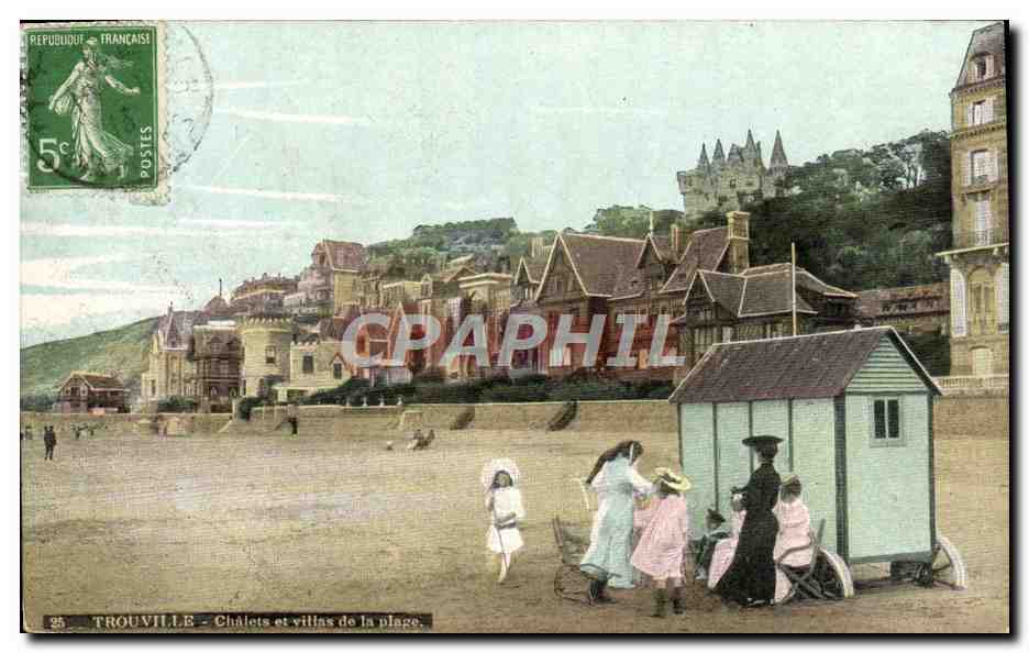 CPA Trouville Chalets et villas de la plage