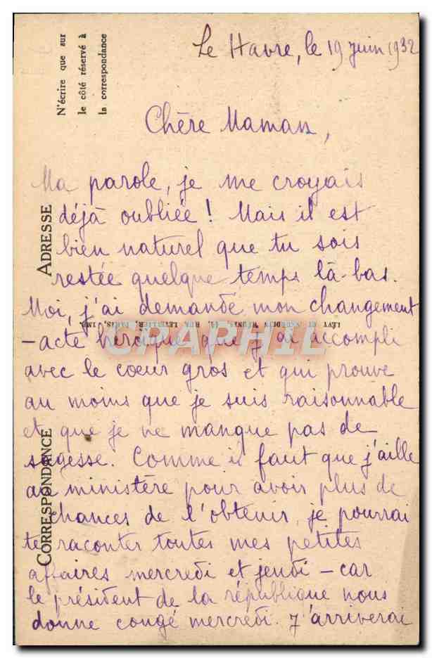CPA Trouville La reine des plages vue generale — Verso