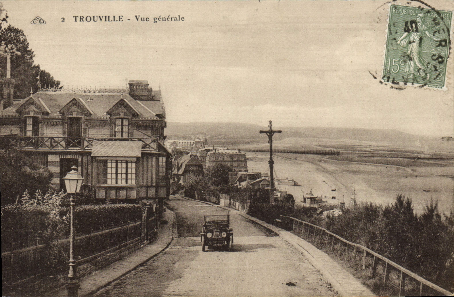 Trouville - Allgemeiner Blick — Antike Ansichtskarte Nr. 2
