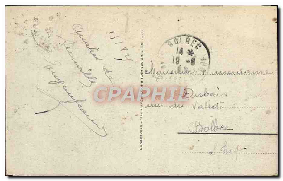 CPA Trouville Vue generale — Verso