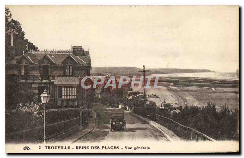 CPA Trouville Reine des plages Vue generale