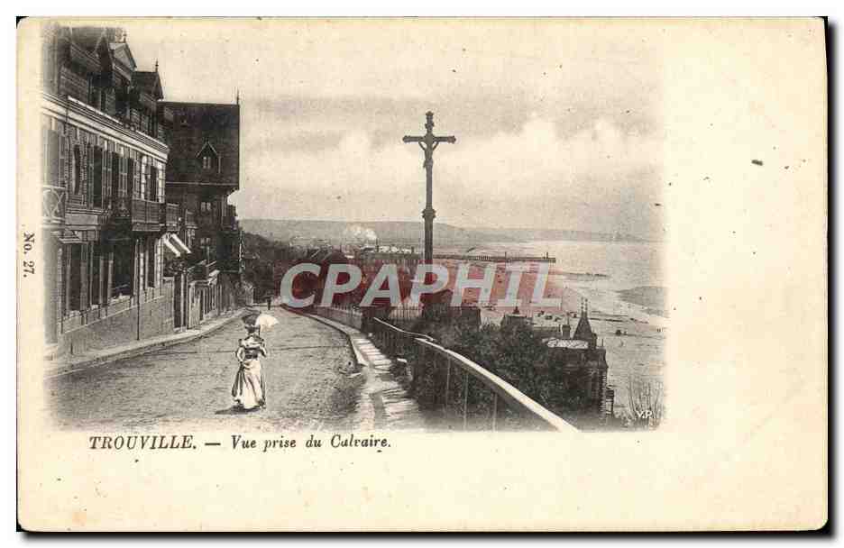 CPA Trouville vue prise du calvaire