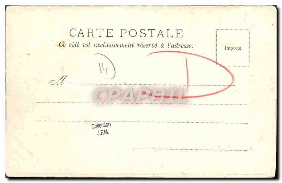 CPA Trouville vue prise du calvaire — Verso