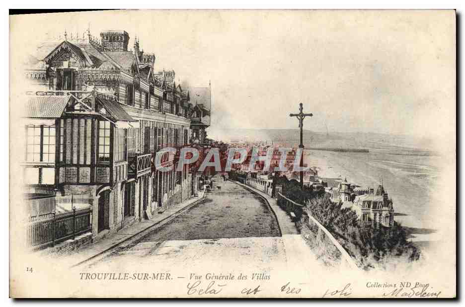 Trouville-sur-Mer — Vue Générale des Villas — Collection ND Pogg