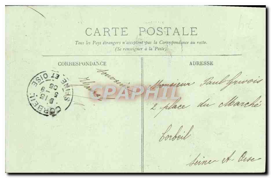 Trouville — Le Jardin Public — LL. n°7 — Verso