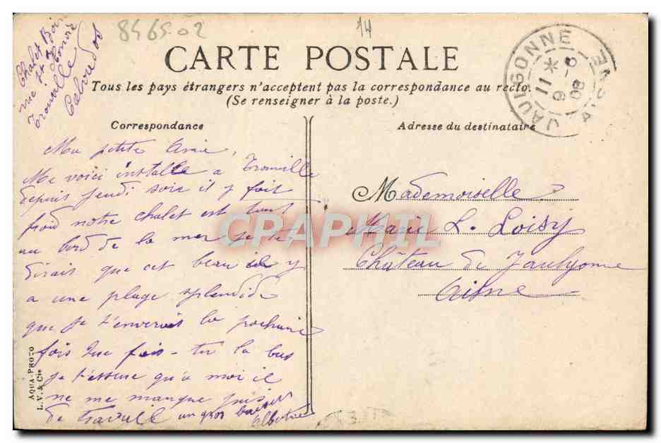 CPA Trouville La jetee promenade vue prise du calvaire — Reverso