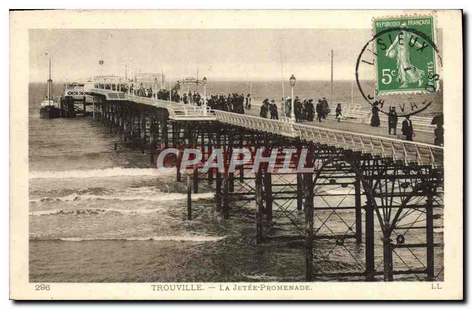 Trouville — La Jetée-Promenade — LL, n°296