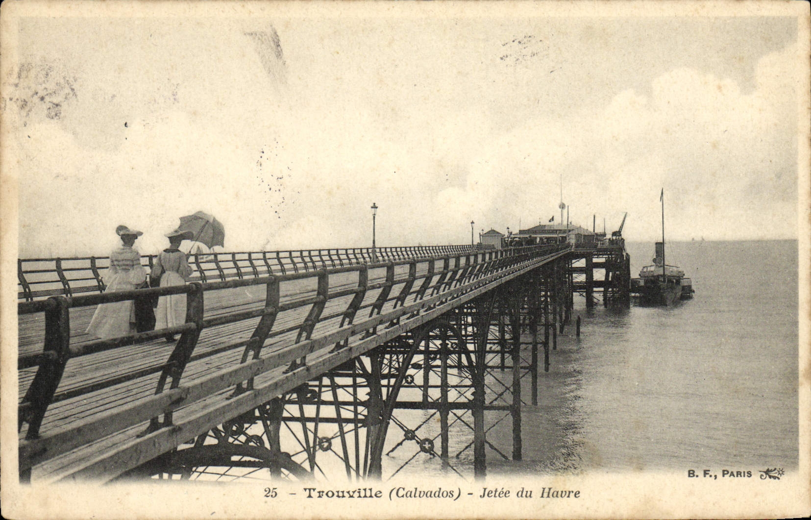 Trouville (Calvados) — Jetée du Havre — B. F., Parigi, n°25