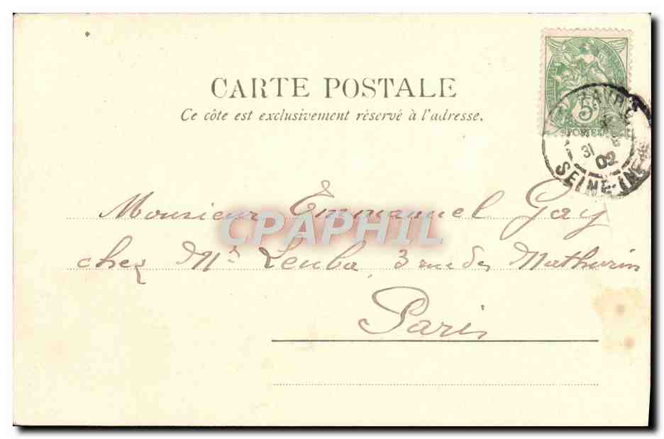 CPA Trouville Les jetees Bateau Peche Pecheur  — Verso