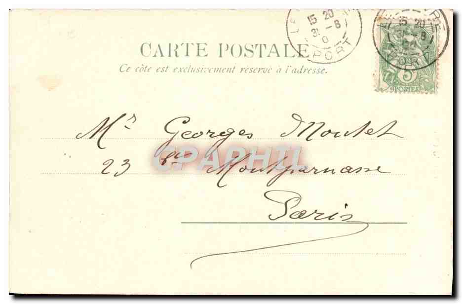 The East Lighthouse — Trouville — St. & Co. No. 4476 — Back