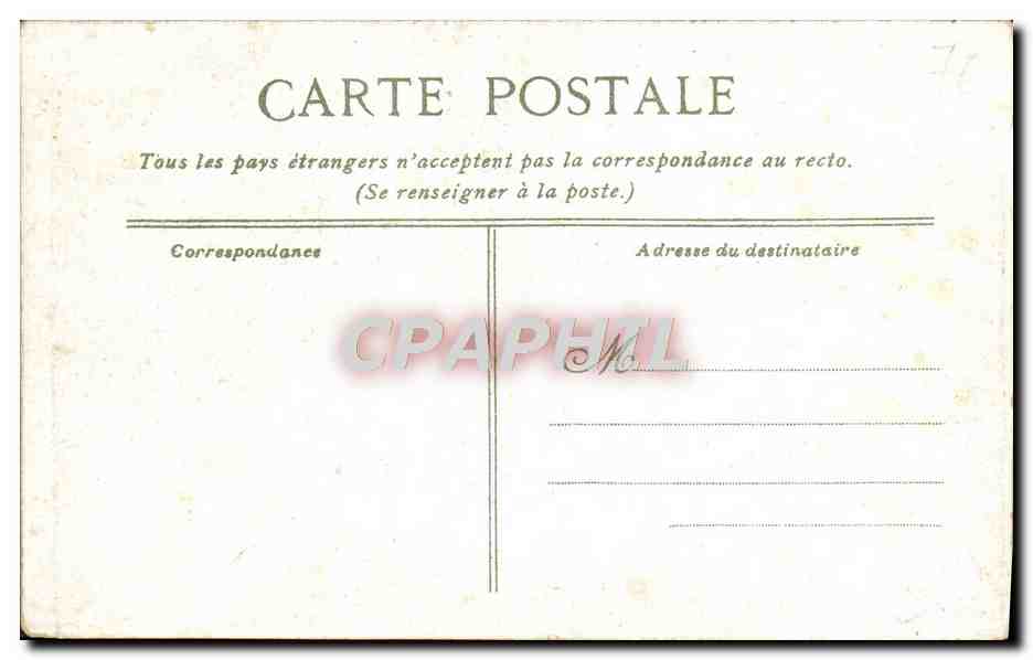 CPA Trouville Le marche — Verso