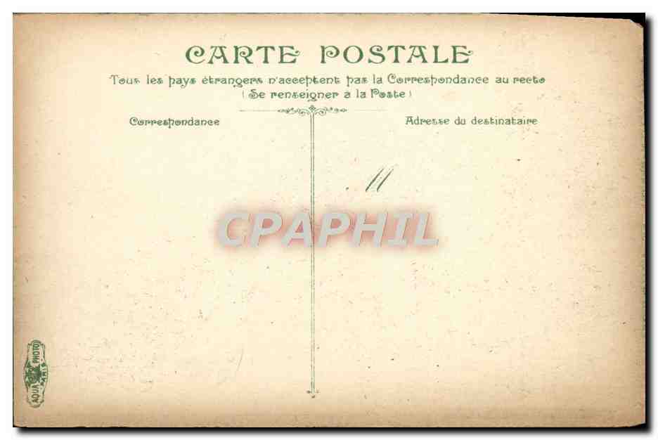 CPA Trouville Le marche — Verso