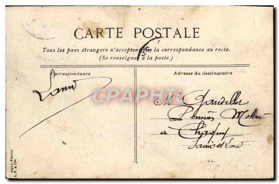 CPA Trouville Bateau de peche sortant du port — Rückseite