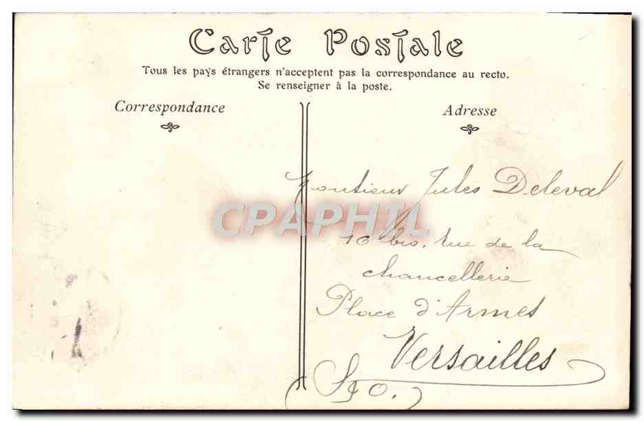 CPA Trouville Sur mer pecheurs d'equilles peche  — Verso
