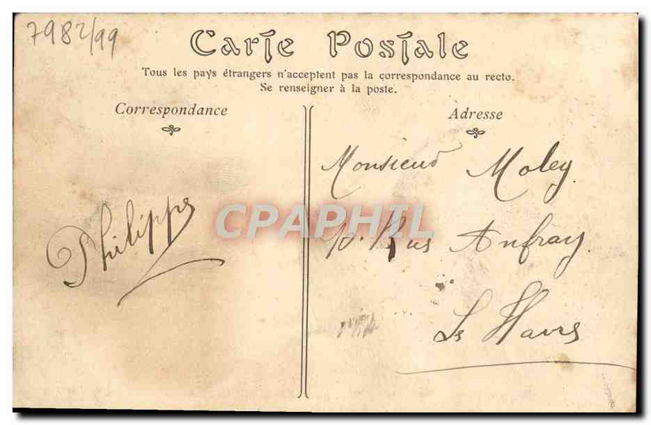 CPA Trouville Sur mer Pelits pecheurs de moules et de crevettes — Verso
