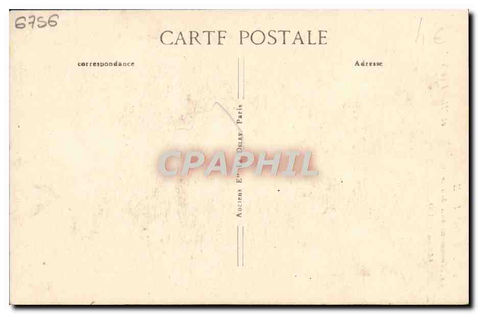 CPA Trouville Le monument aux morts et l'hotel de ville — Verso