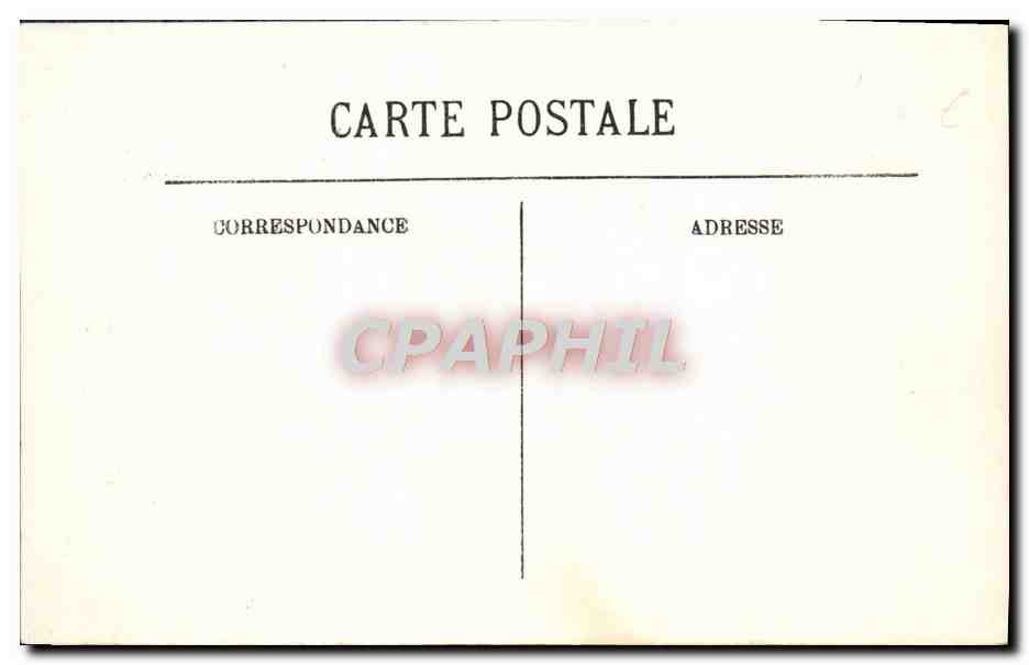 CPA Trouville L'Hotel de ville et le casino — Verso