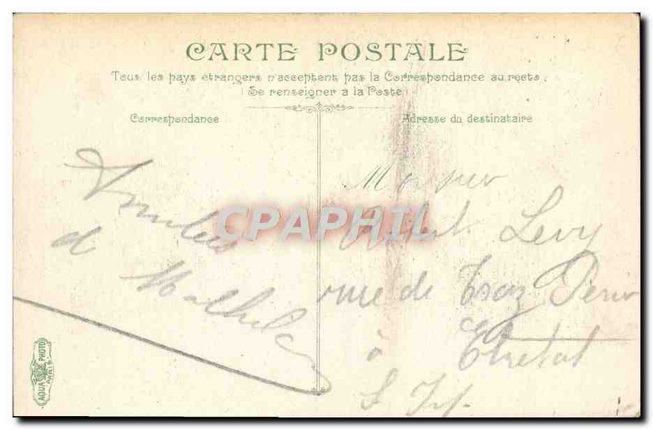 CPA Trouville Postes et Telegraphes — Verso