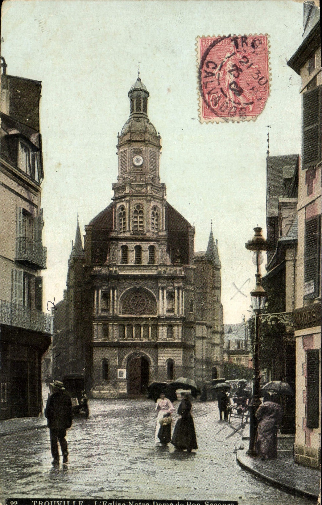 CPA Trouville L'Eglise Notre Dame de Bon Secours 