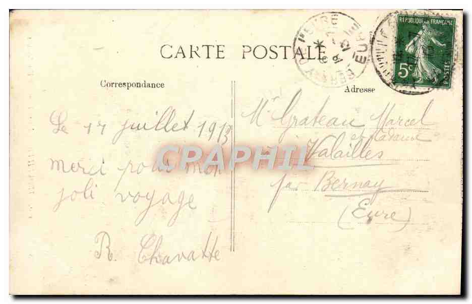 CPA Trouville Notre dame de bon secours — Rückseite