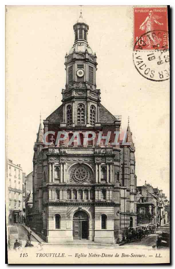 CPA Trouville Notre dame de bon secours