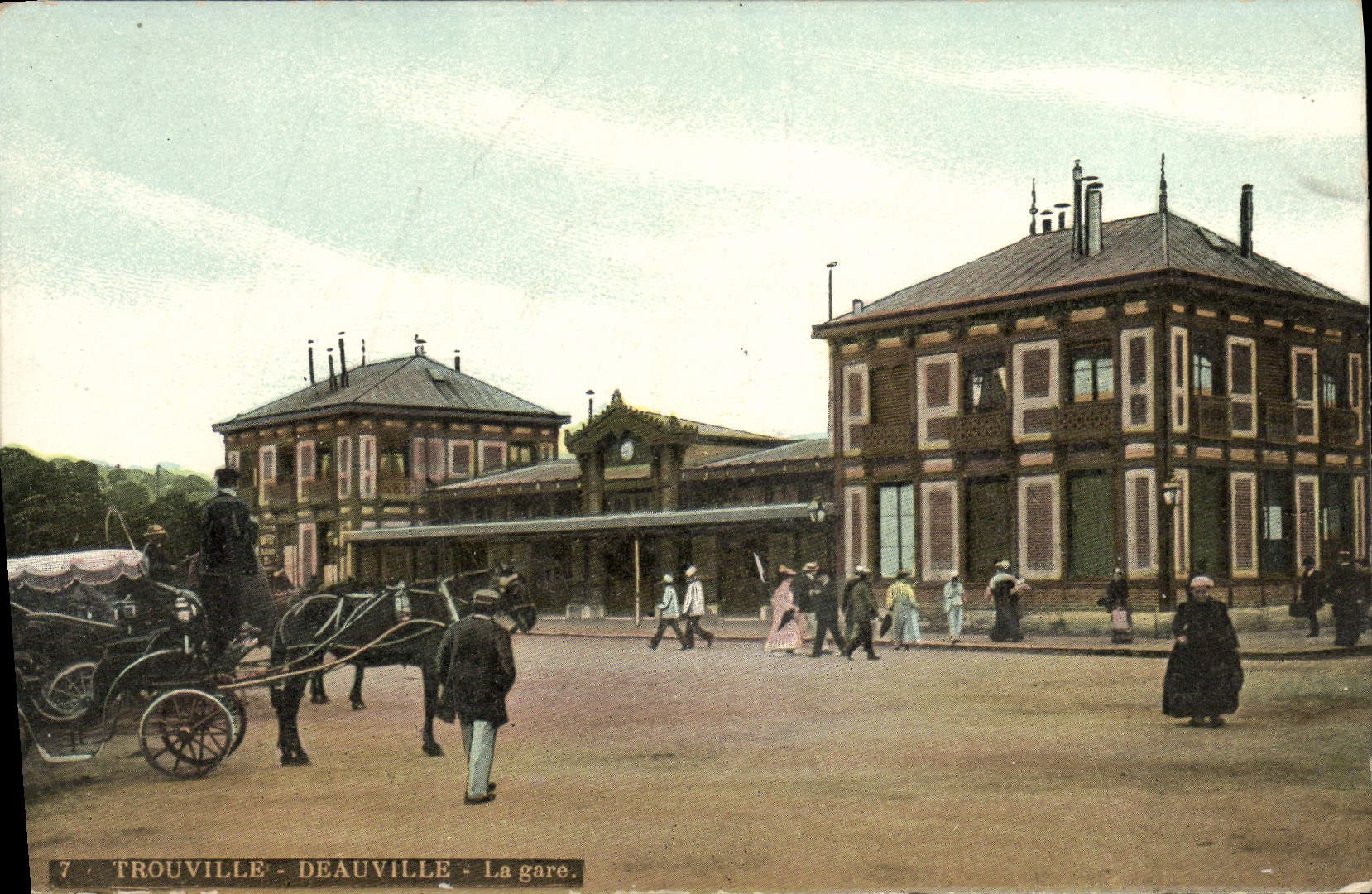 Trouville-Deauville — La gare — Aqua-Photo L.Y. & Cie