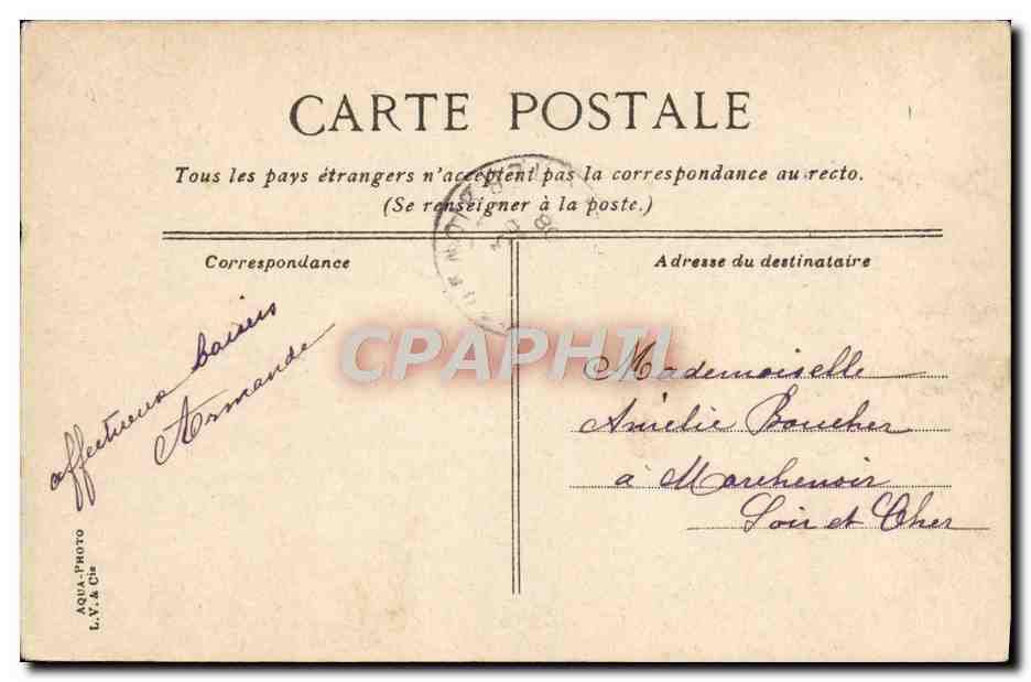 CPA Trouville L'Hotel des Roches noires — Verso