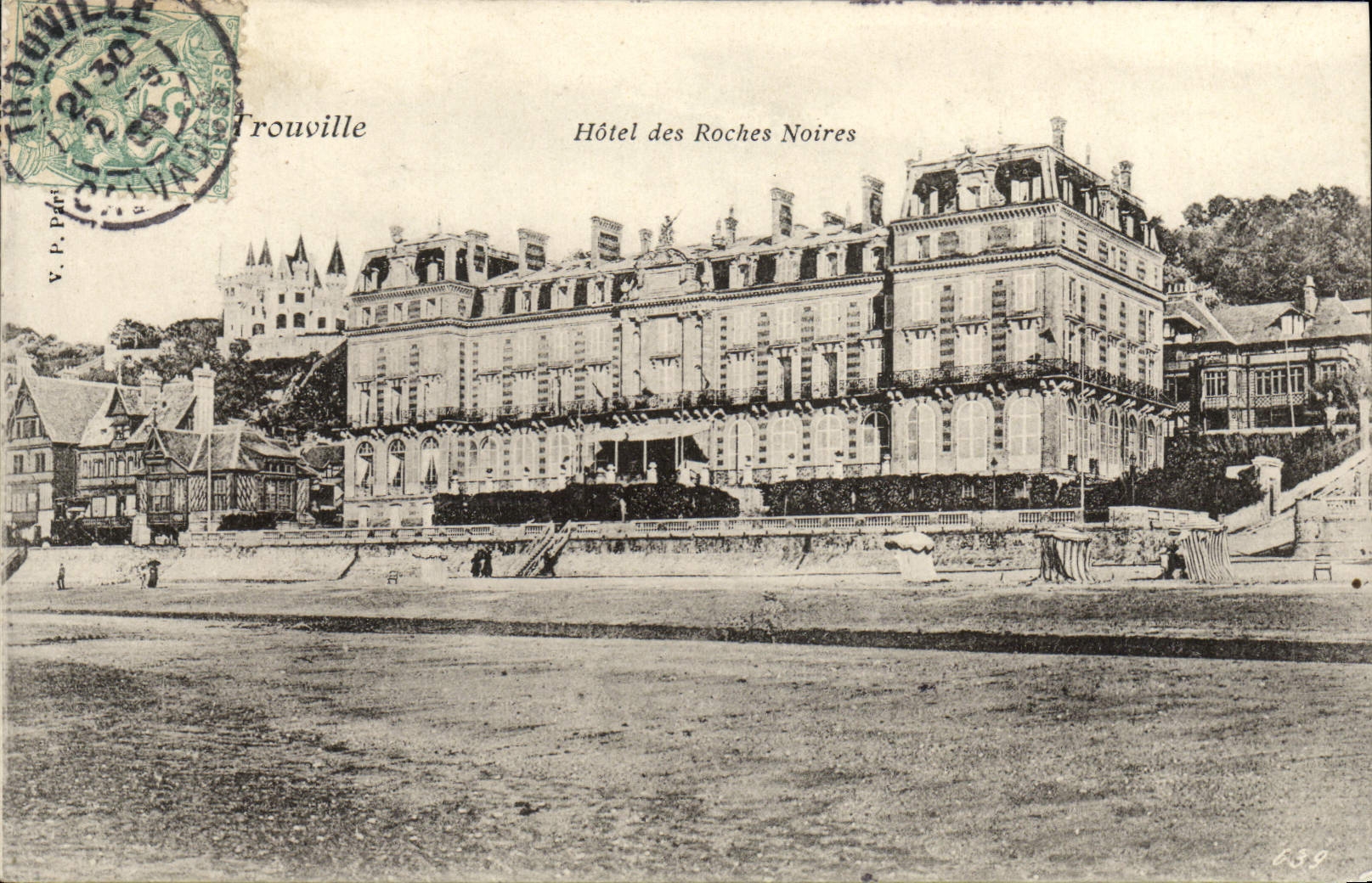 CPA Trouville Hotel des roches noires