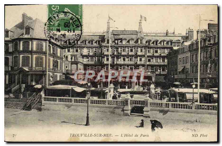 CPA Trouville Sur mer l'hotel de paris