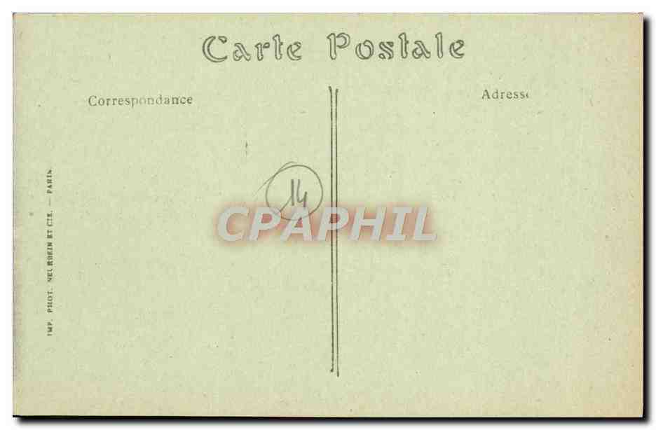 CPA Arromanches Les bains la digue et la plage — Verso