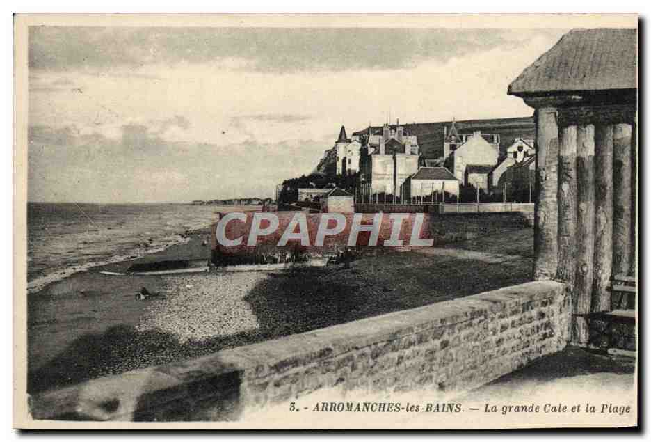 Arromanches-les-Bains — La grande Cale et la Plage — G. Artaud, éditeur